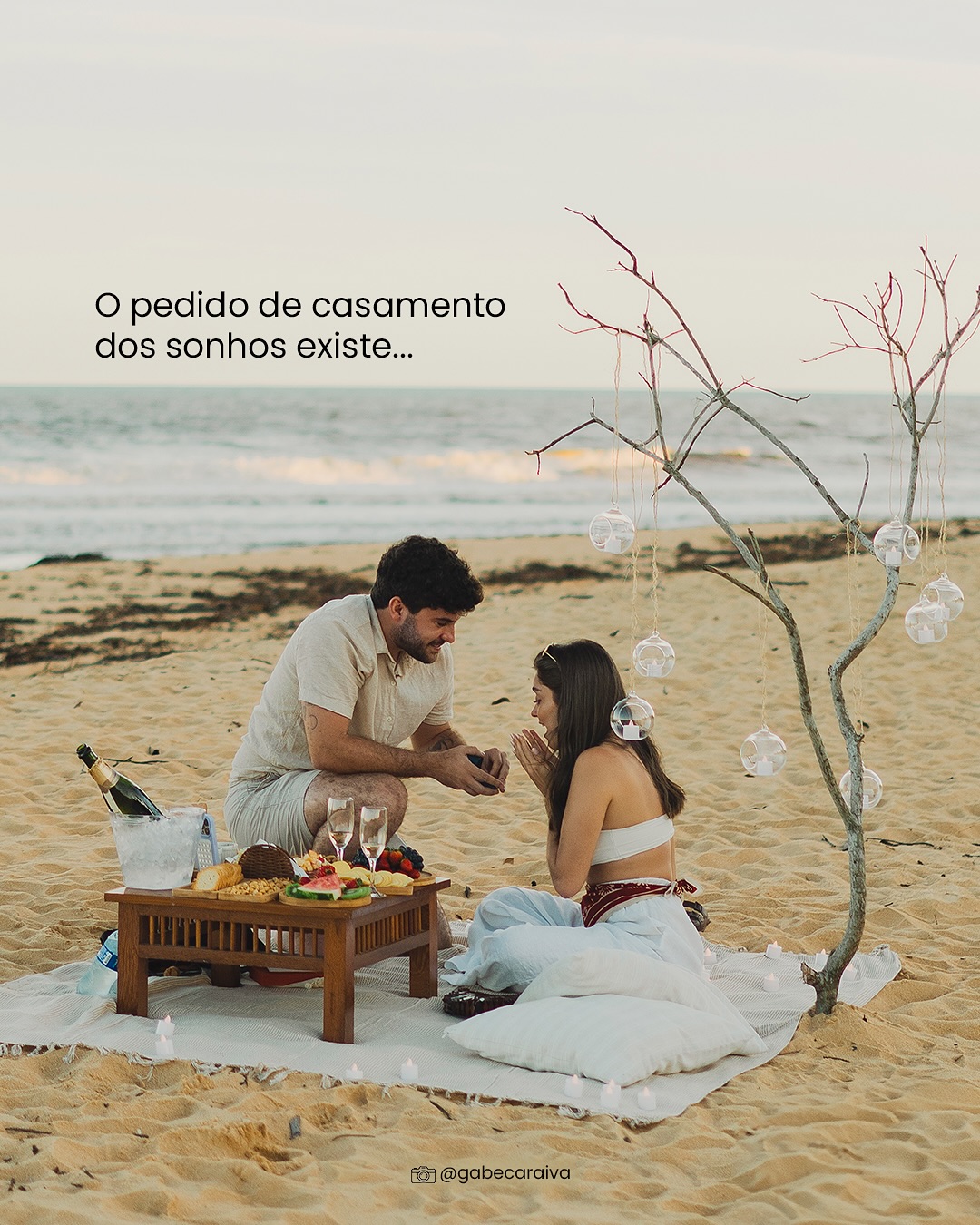Seja um pedido de casamento, aniversário, celebração especial ou uma surpresa para quem você ama — nós criamos experiências personalizadas que contam a sua história. 💫
🌴 Organizamos tudo pra você: hospedagem, transfer, fotógrafo, roteiro personalizado e assessoria completa durante sua estadia.
📍 Caraíva, Bahia
📞 Reserve agora: (73) 99972-4305
📸 @gabecaraiva
✨ Viva o amor. Viva a experiência.